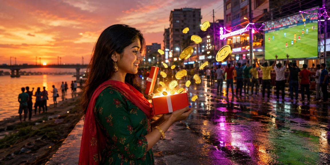 রাজশাহীতে রঙিন নীল আলোয় সাজানো ক্যাসিনো গেমিং